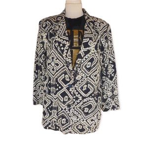 Sandy Starkman Black Sequin Jacket